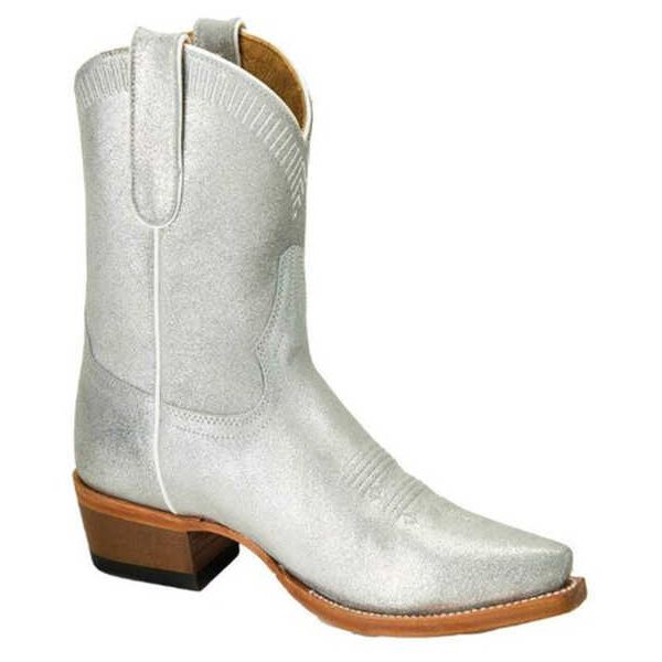 MACIE BEAN - WOMEN'S HEY O WESTERN BOOTS - SNIP TOE - SILVER