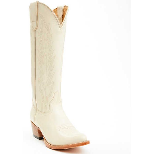 MACIE BEAN - WOMEN'S SPACEY GRACEY WESTERN BOOTS - POINTED TOE - IVORY