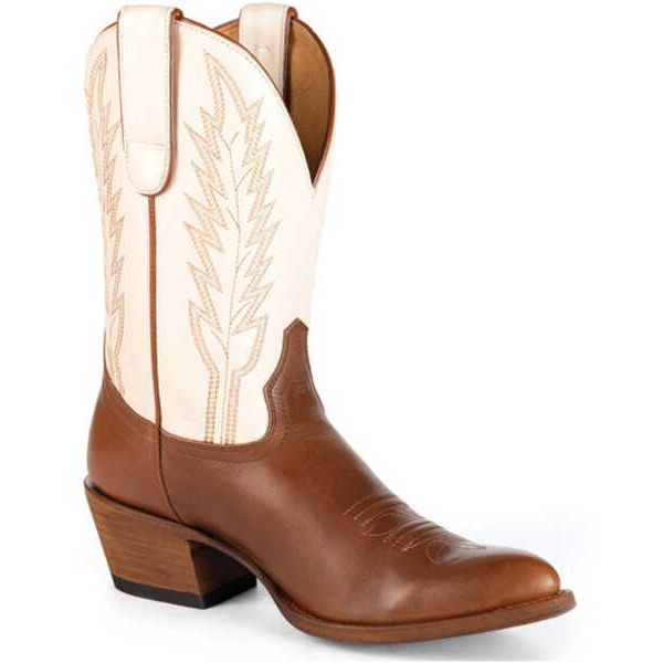 MACIE BEAN - WOMEN'S OH MY MACIE WESTERN BOOTS - ROUND TOE - TAN